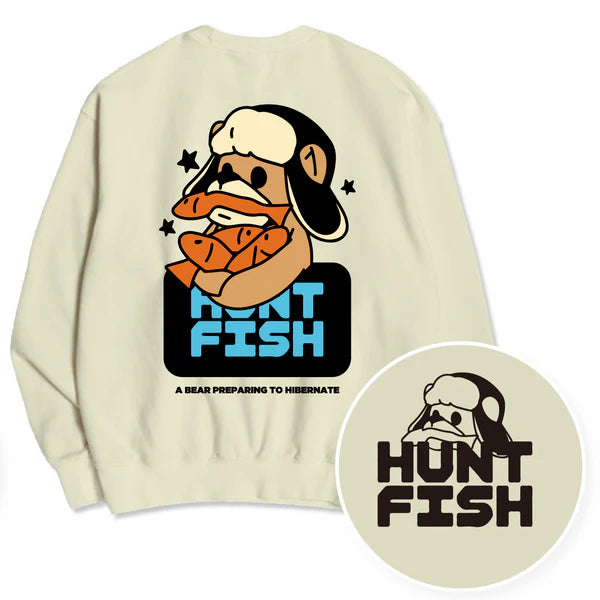 TSP - 26 Fish Hunting Bear Sweatshirt