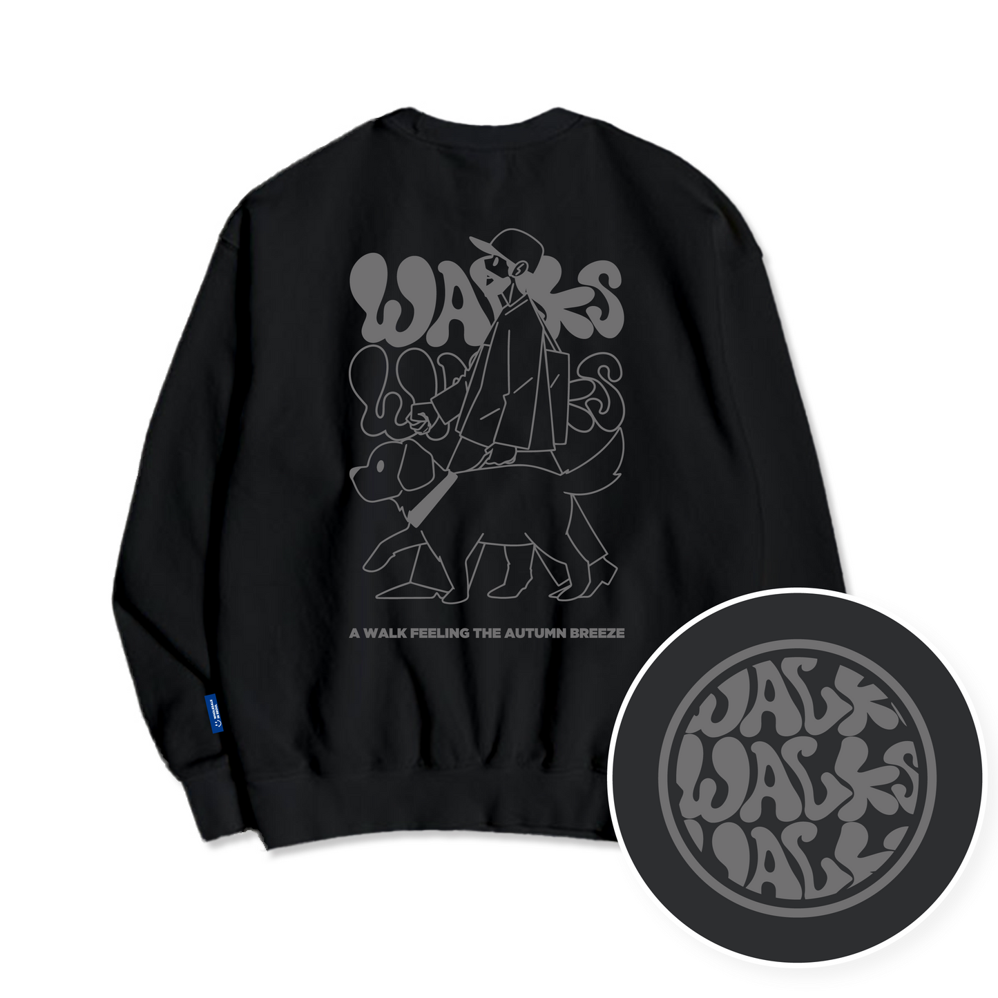 TSP - 33 Walking with Dog Sweatshirt