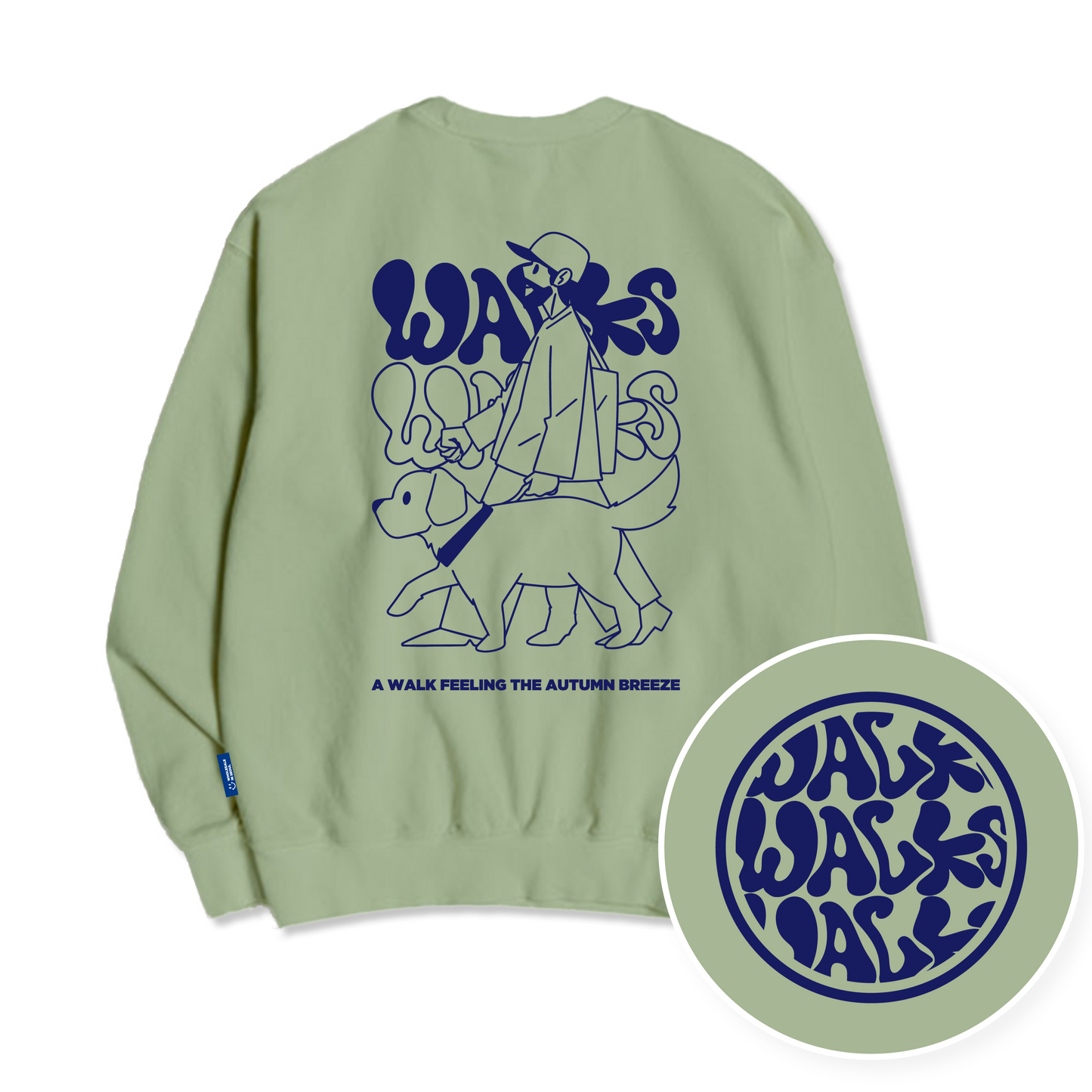 TSP - 33 Walking with Dog Sweatshirt