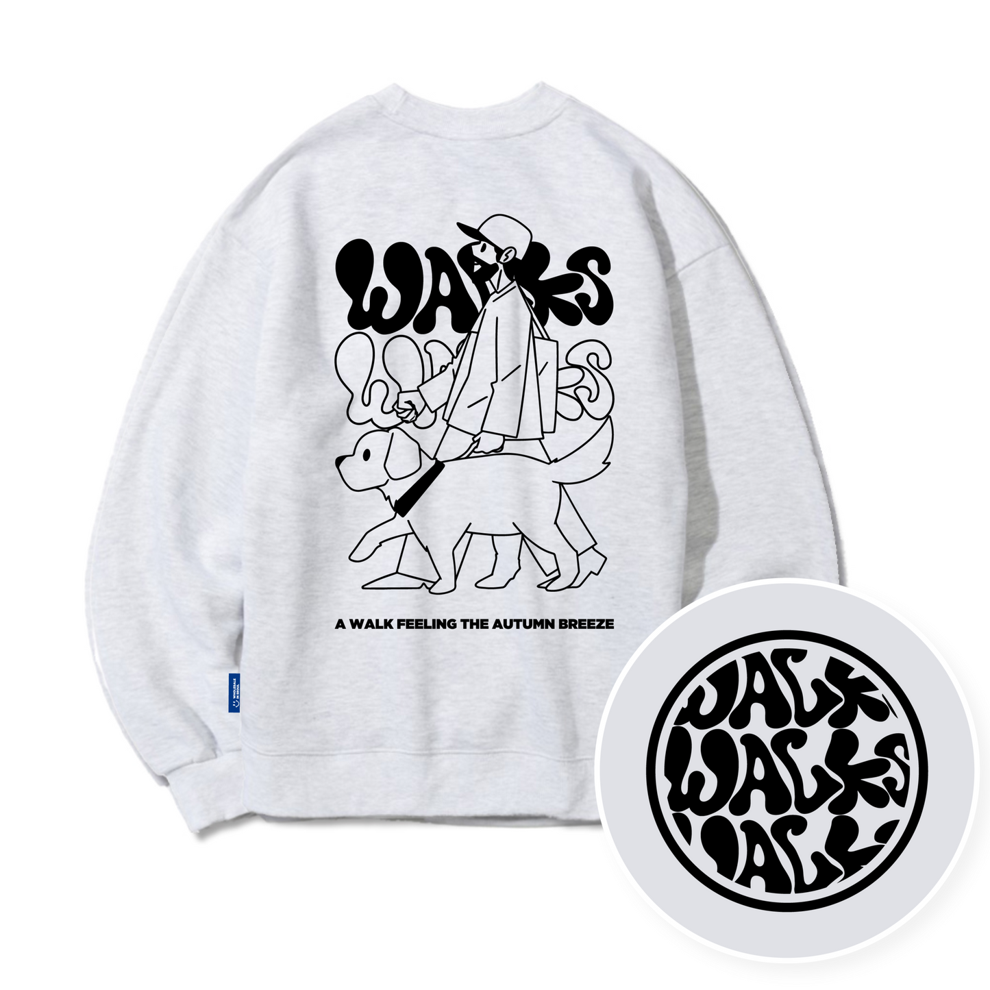 TSP - 33 Walking with Dog Sweatshirt