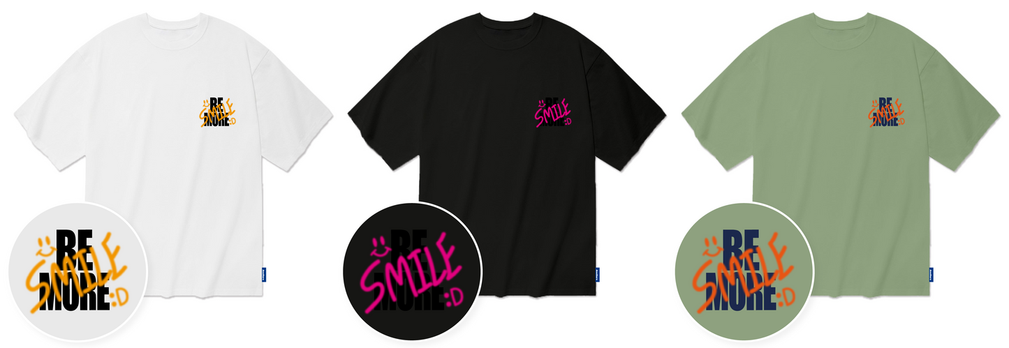 TSP-40 Be More Smile T-shirt