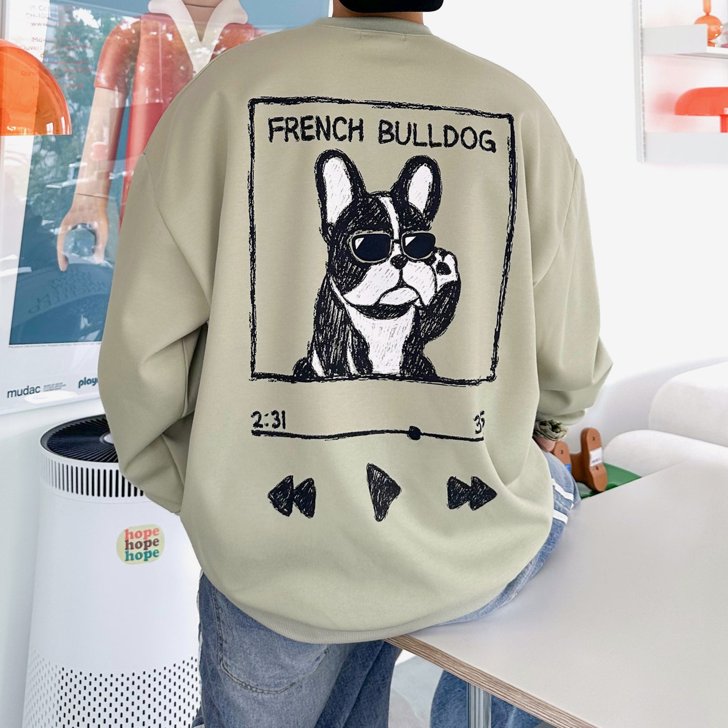 TSP - 45 French Bulldog Playlist Sweatshirt