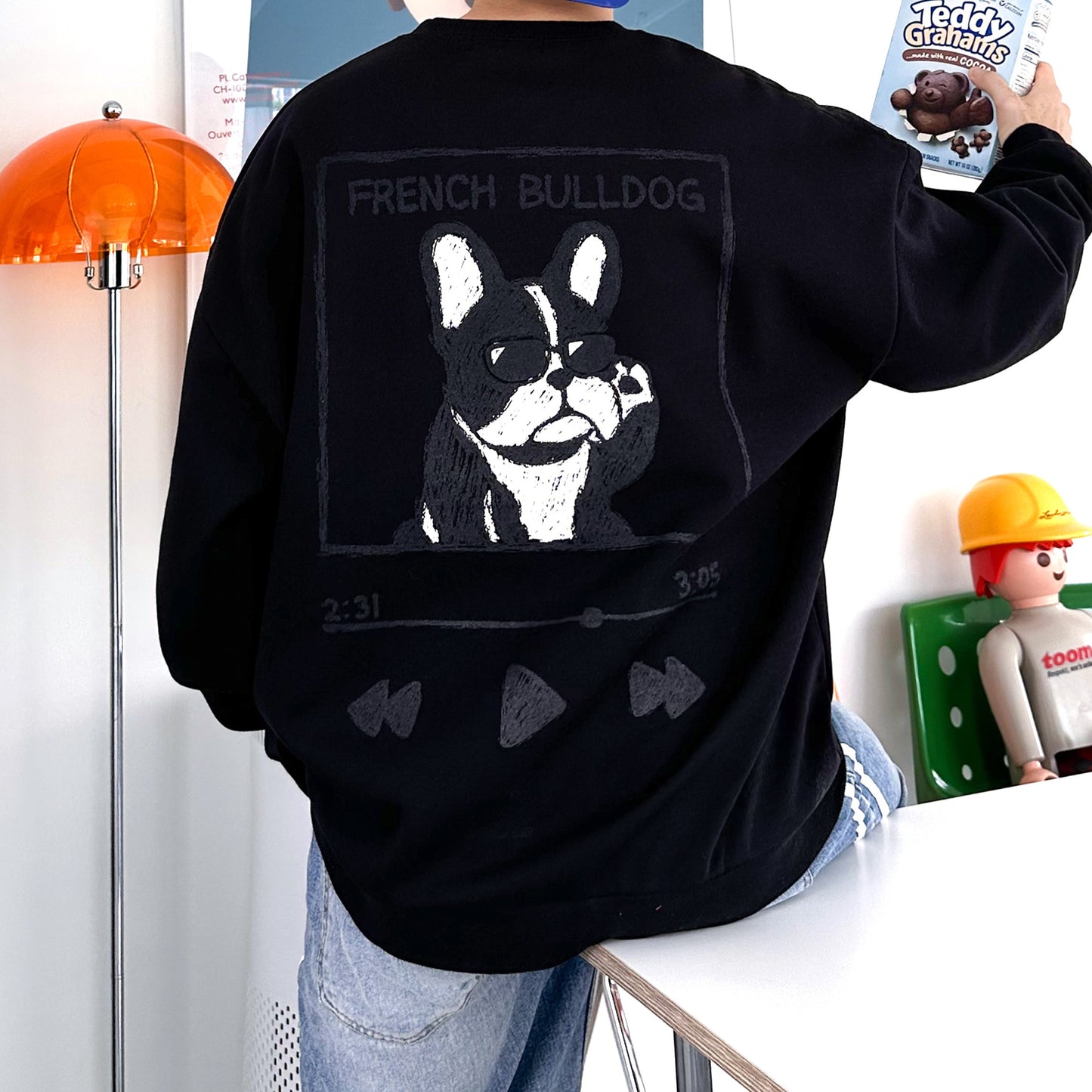 TSP - 45 French Bulldog Playlist Sweatshirt