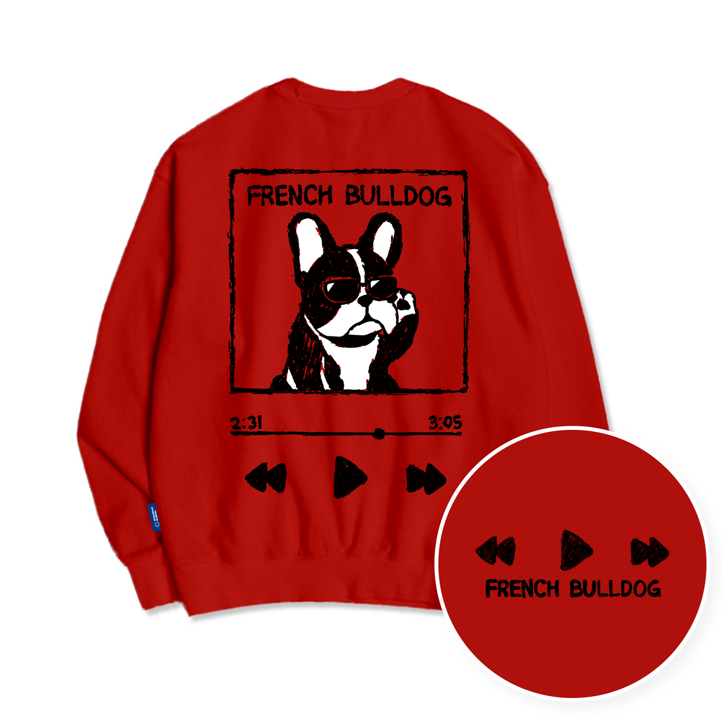 TSP - 45 French Bulldog Playlist Sweatshirt