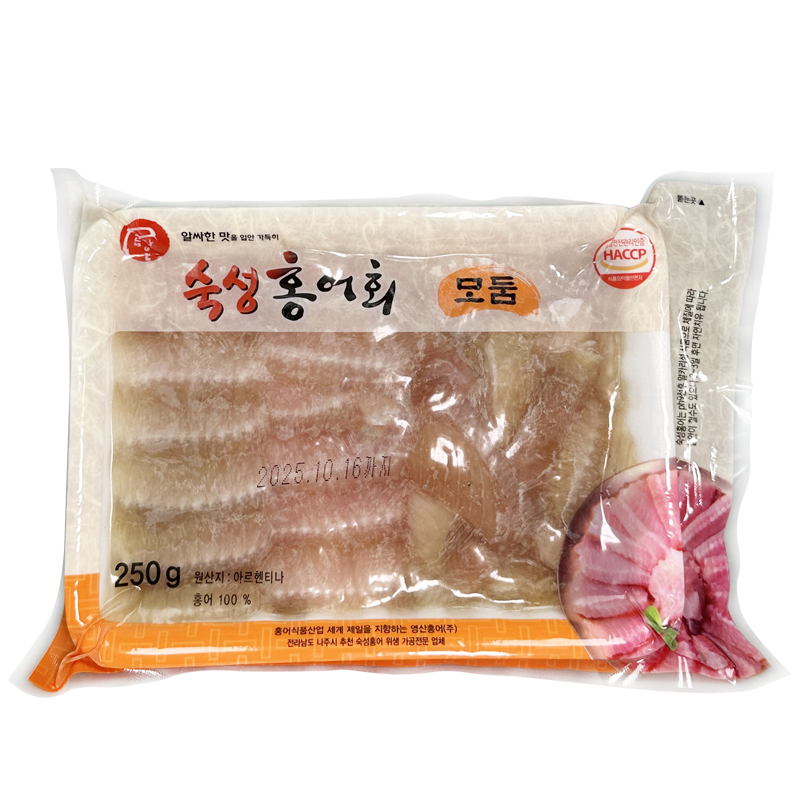 숙성 홍어회 모둠 250g