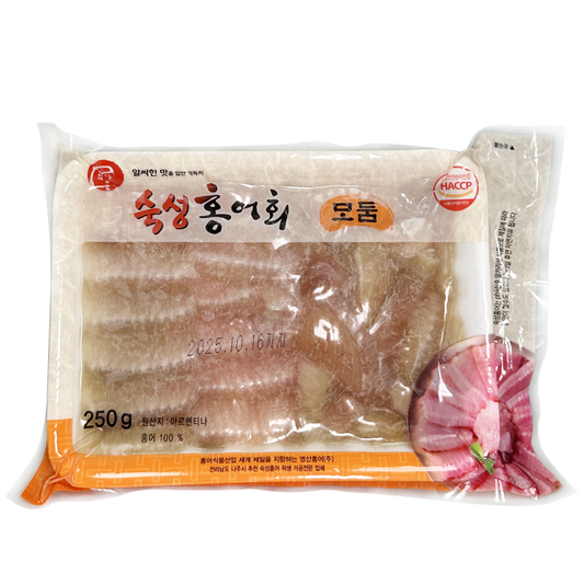 Aged fermented skate sashimi assortment 250g