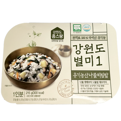 [Gangwon-do Homesrang] Organic Wild Vegetable Bibimbap