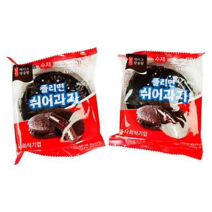 [문식품] 수제 초코파이 90g X 10 개