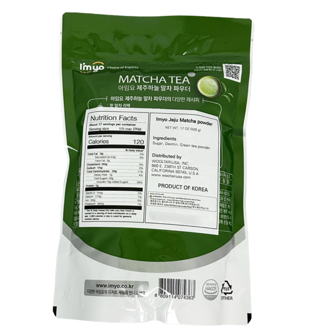 [Imyo] Jeju Sky Matcha Powder 500g 