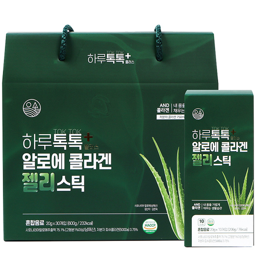 [Harutoktok] Aloe Collagen Jelly Stick 30 Packs