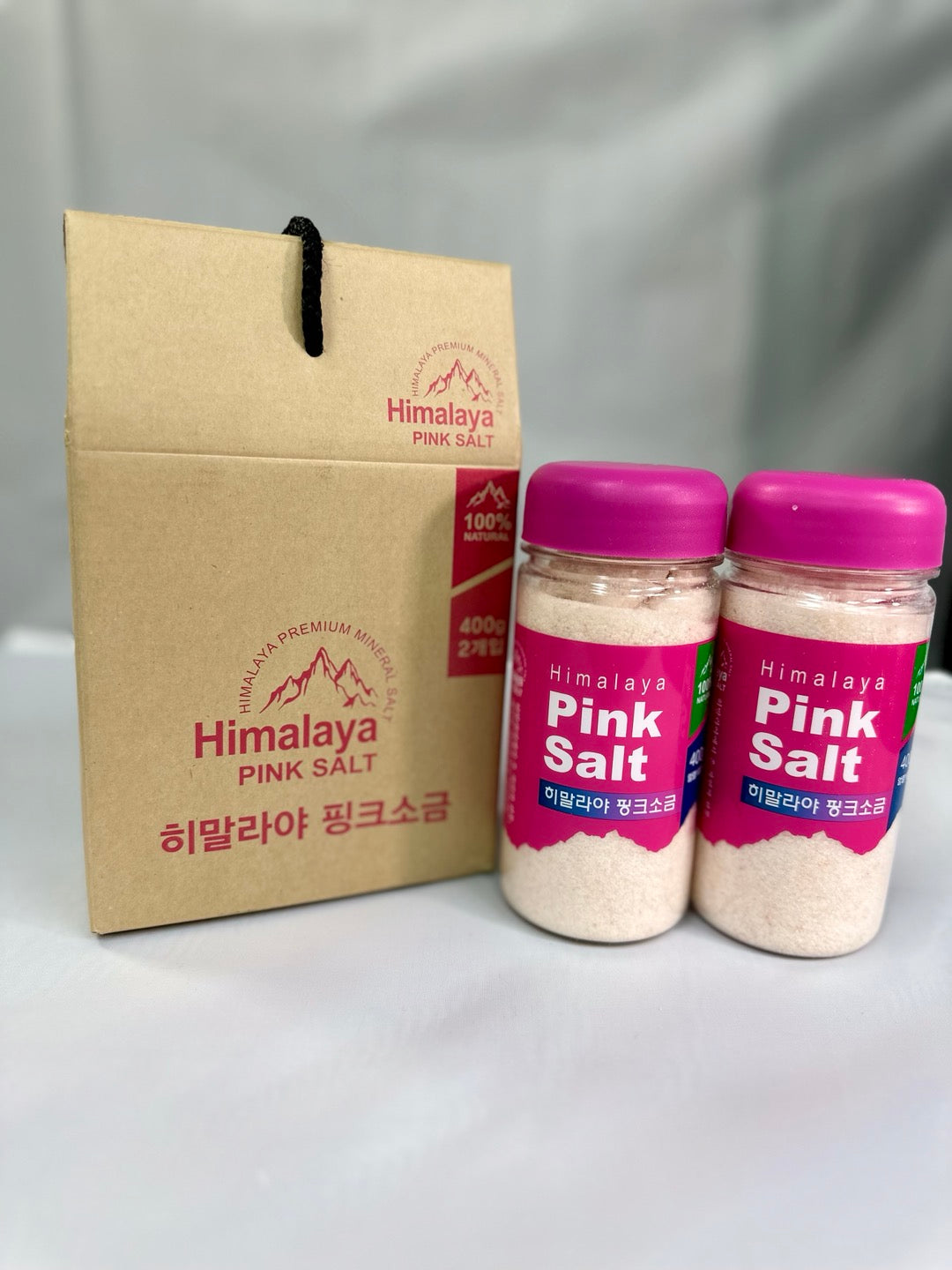 Himalayan pink salt 400g x 2ea