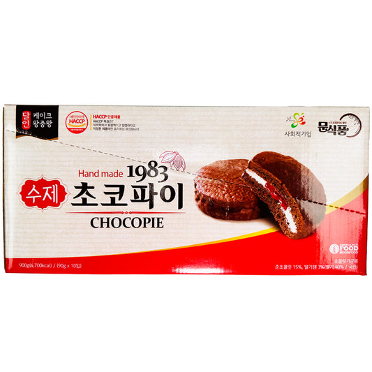 [문식품] 수제 초코파이 90g X 10 개