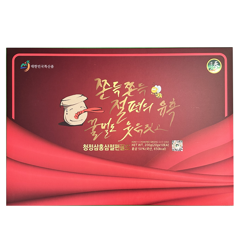 Cheongjeongsam Red Ginseng Slice Gold (20gx10ea)