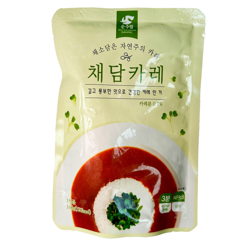 [순수람] 채소를 담은 채담카레 (160g x 4봉)