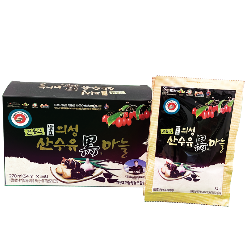 [Eui-seong] Cornus officinalis black garlic 54ml x 5ea