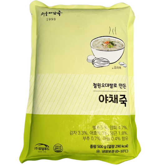 [Seoul Madam] Vegetable porridge made with Cheorwon Odae rice 500g