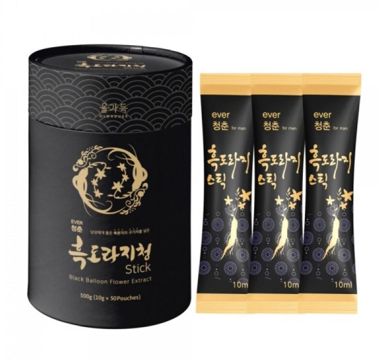 [All Full] Ever Youth Black Doraji Cheong Stick 50 Packs