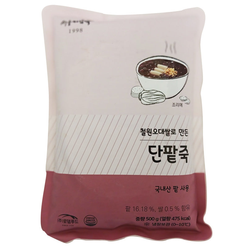 [로뎀푸드] 서울마님 단팥죽 500g