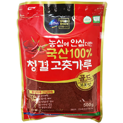 [영월농협] 동강 마루 청결 고추가루 (골드보통맛) 500g