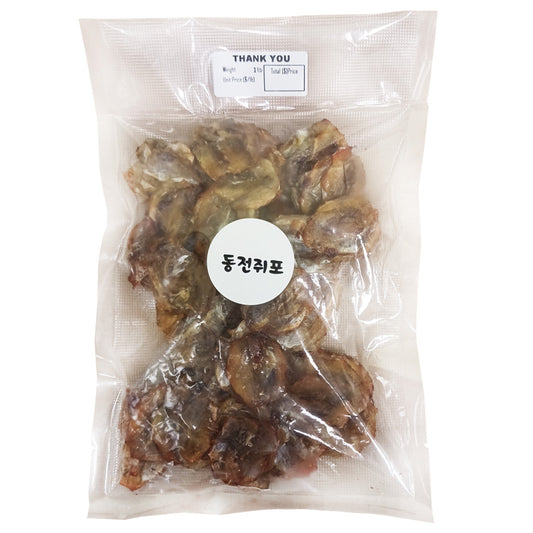 국내산 동전 쥐포 (1 lb)