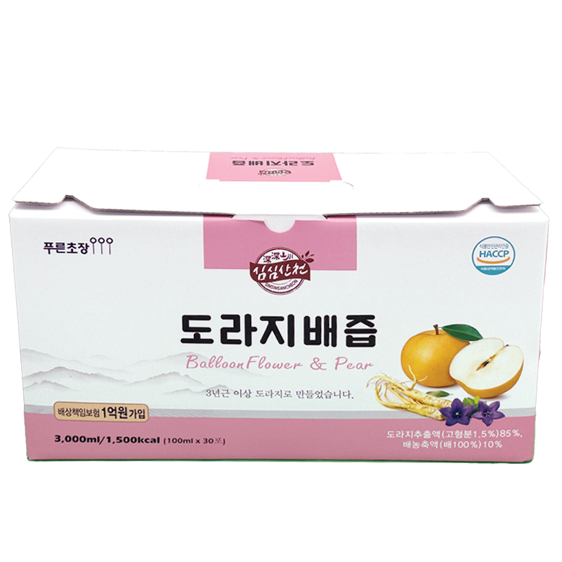 [Simsimsancheon] 30 packs of doraji juice