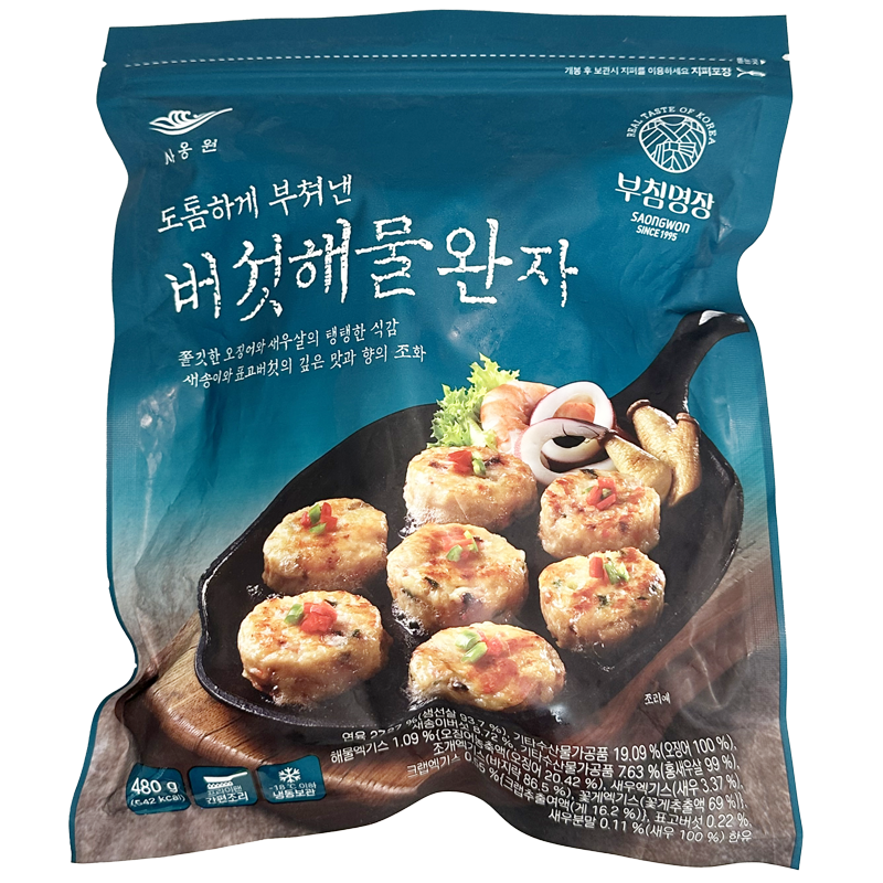 [Saongwon] Mushroom Seafood Dumplings 480g