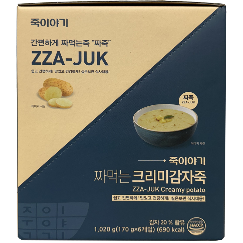 [Jjajuk] Jjajukiyagi Creamy Potato Porridge 1,020g