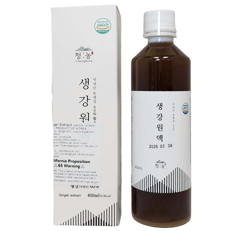 [청농] 생강원액 400ml