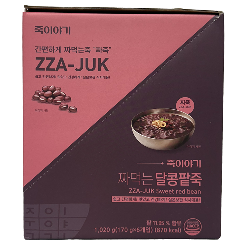 [Jjajuk] Jjajukiyagi Jjamppong Red Bean Porridge 1,020g