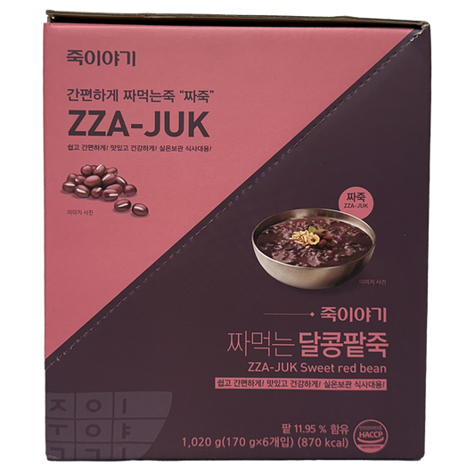 [Jjajuk] Jjajukiyagi Jjamppong Red Bean Porridge 1,020g