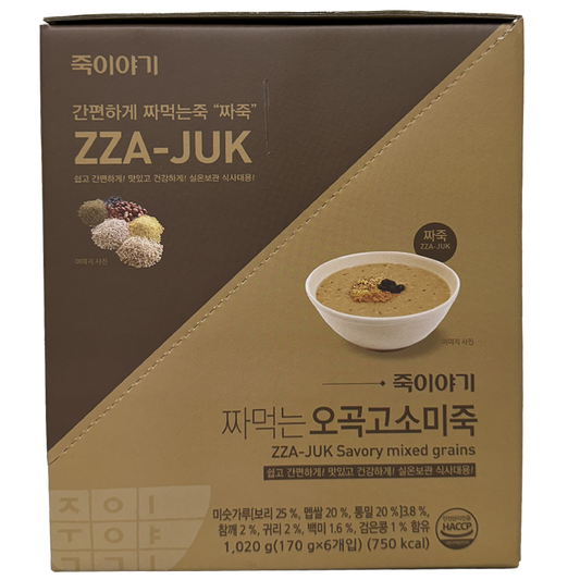 [Jjajuk] Jjukiyagi Five Grain Gosomijuk 1,020g