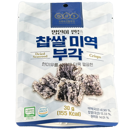 [하늘바이오] 찹쌀 미역 부각 30g