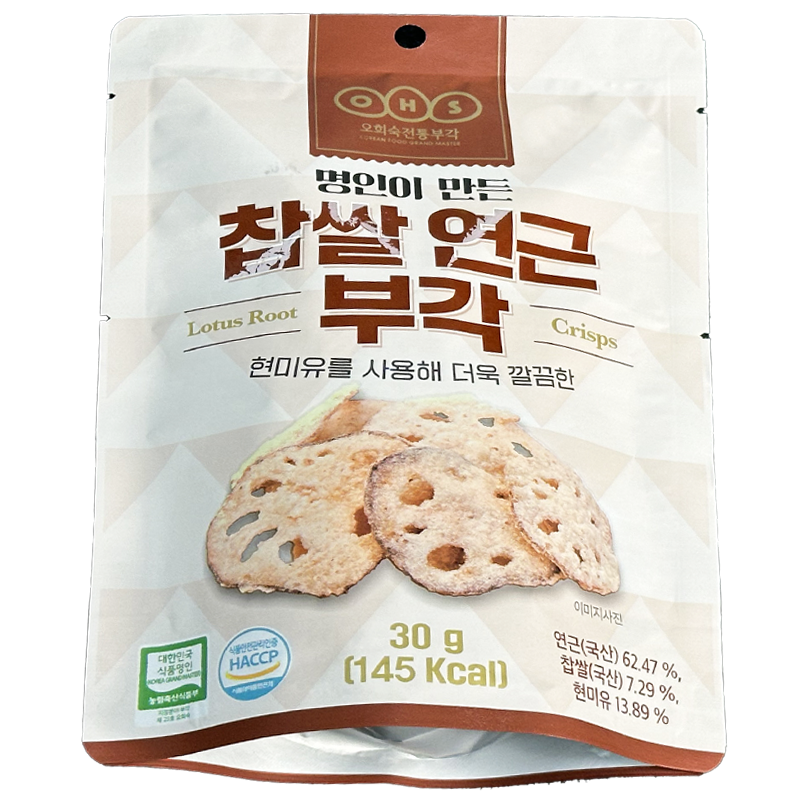 [하늘바이오]찹쌀 연근 부각 30g