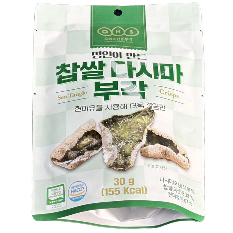 [하늘바이오] 찹쌀 다시마 부각 30g