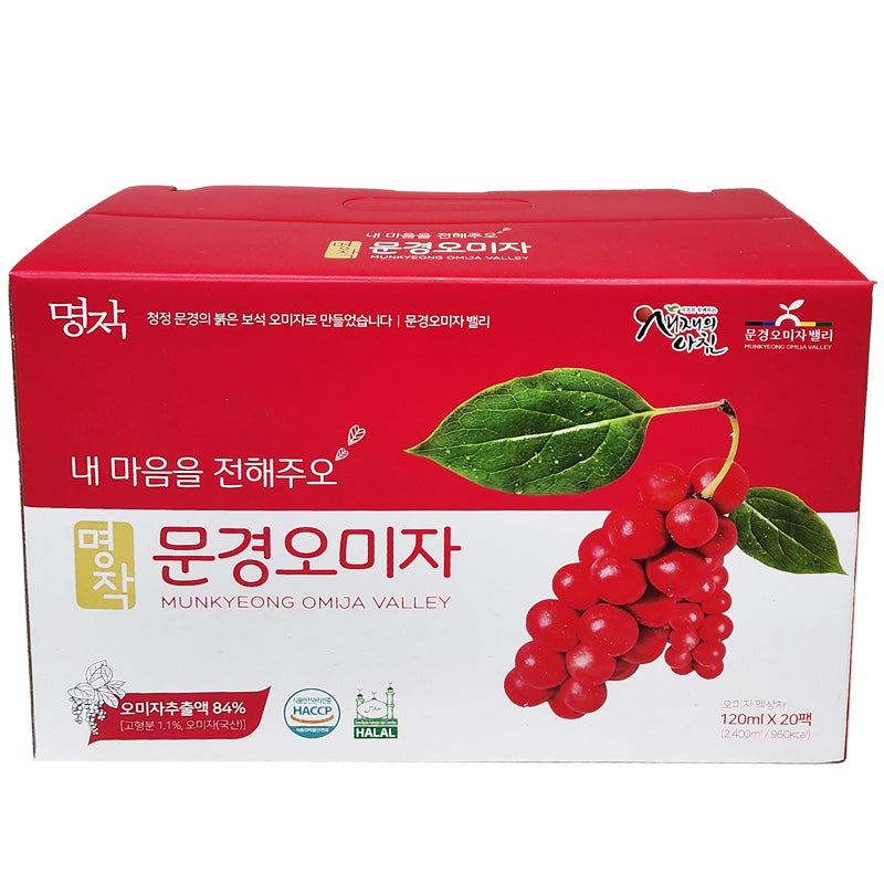 [문경오미자밸리] 명작 문경 오미자 120ml x 20포