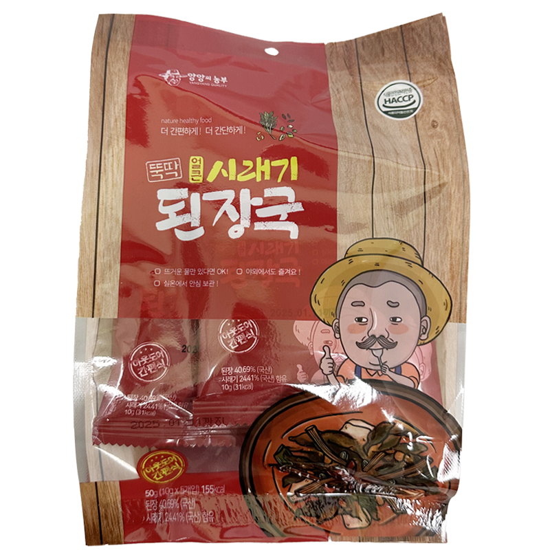 [Donglim Food] Spicy shiitake mushroom soybean paste soup 50g