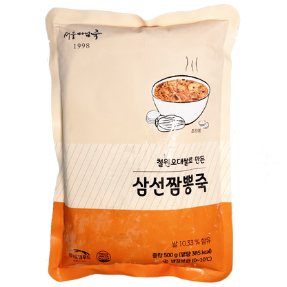 [로뎀푸드] 철원 오대쌀로 만든 삼선 짬뽕죽 500g