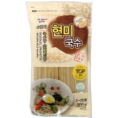 [Hyojawon] Brown rice noodles 500g in the morning