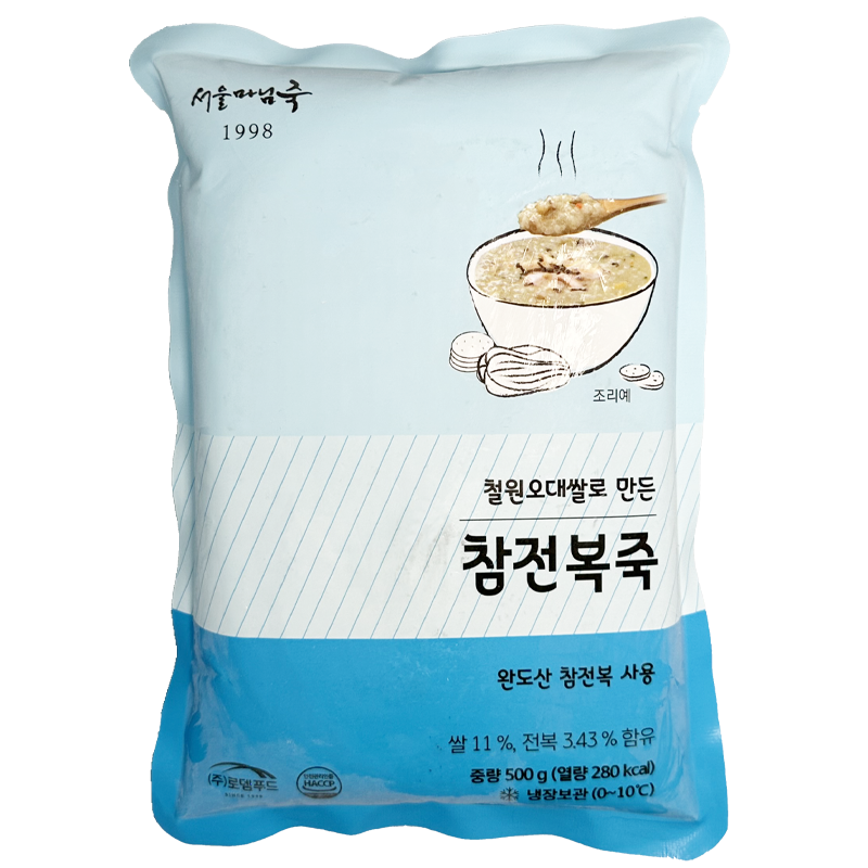 [서울마님] 철원 오대쌀로 만든 참전복죽 500g