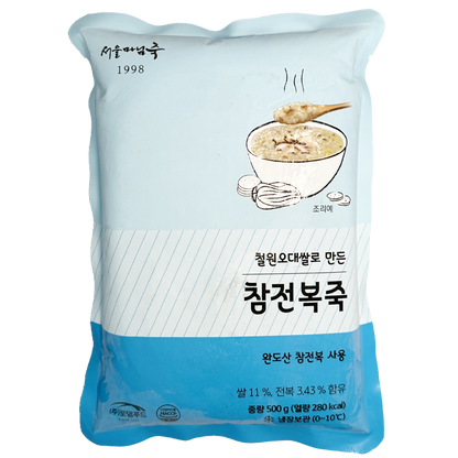 [로뎀푸드] 철원 오대쌀로 만든 참전복죽 500g