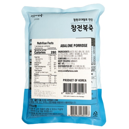 [로뎀푸드] 철원 오대쌀로 만든 참전복죽 500g