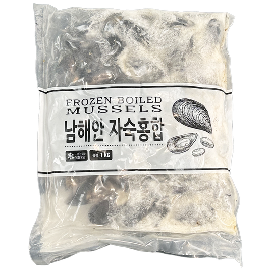 남해안 자숙 홍합 1kg