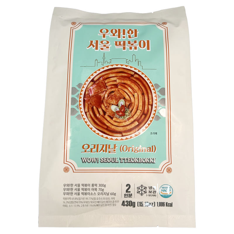 [밀라노푸드]우와!한 서울 떡볶이-보통 매운맛 430g