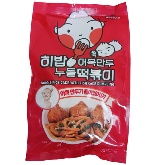 [히밥] 어묵쏙만두 누들 떡볶이 490g