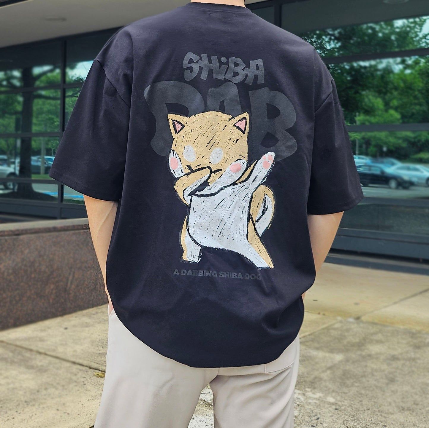 [Unisex] TS-15 Shiba Inu DAB T-shirt