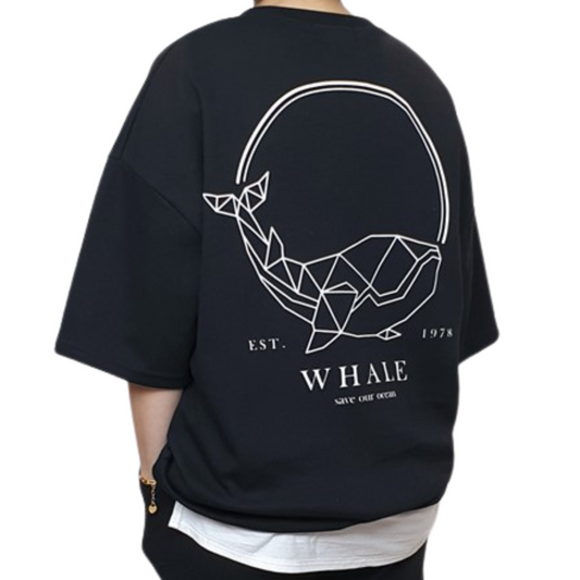 [Pre-Order] TSP - 6 Ring Whale Overfit Unisex T-shirt