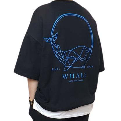 [Pre-Order] TSP - 6 Ring Whale Overfit Unisex T-shirt