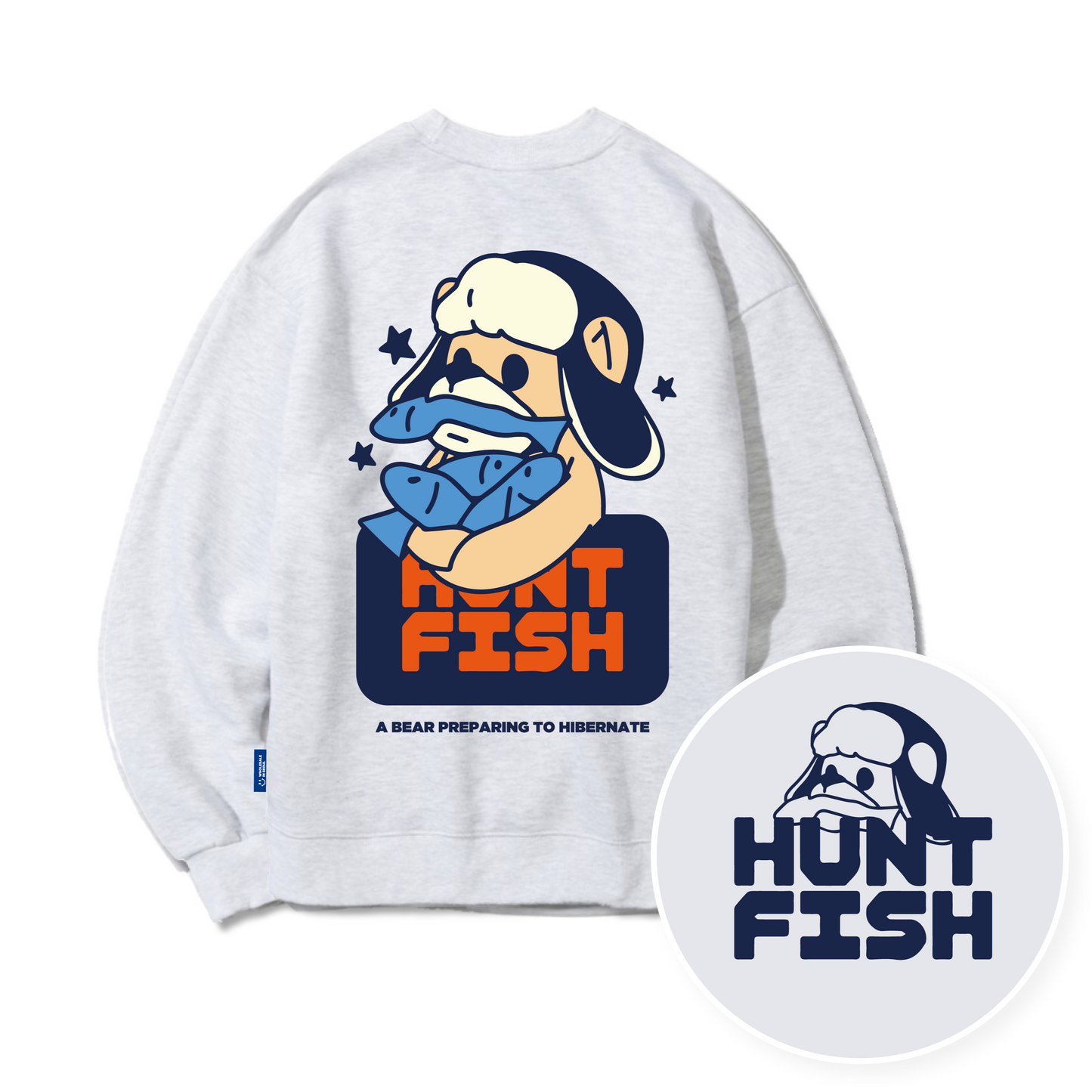 [Pre-Order] TSP - 26 Fall New Fish Hunting Bear sweatshirt