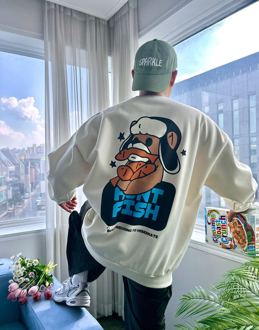 [Pre-Order] TSP - 26 Fall New Fish Hunting Bear sweatshirt