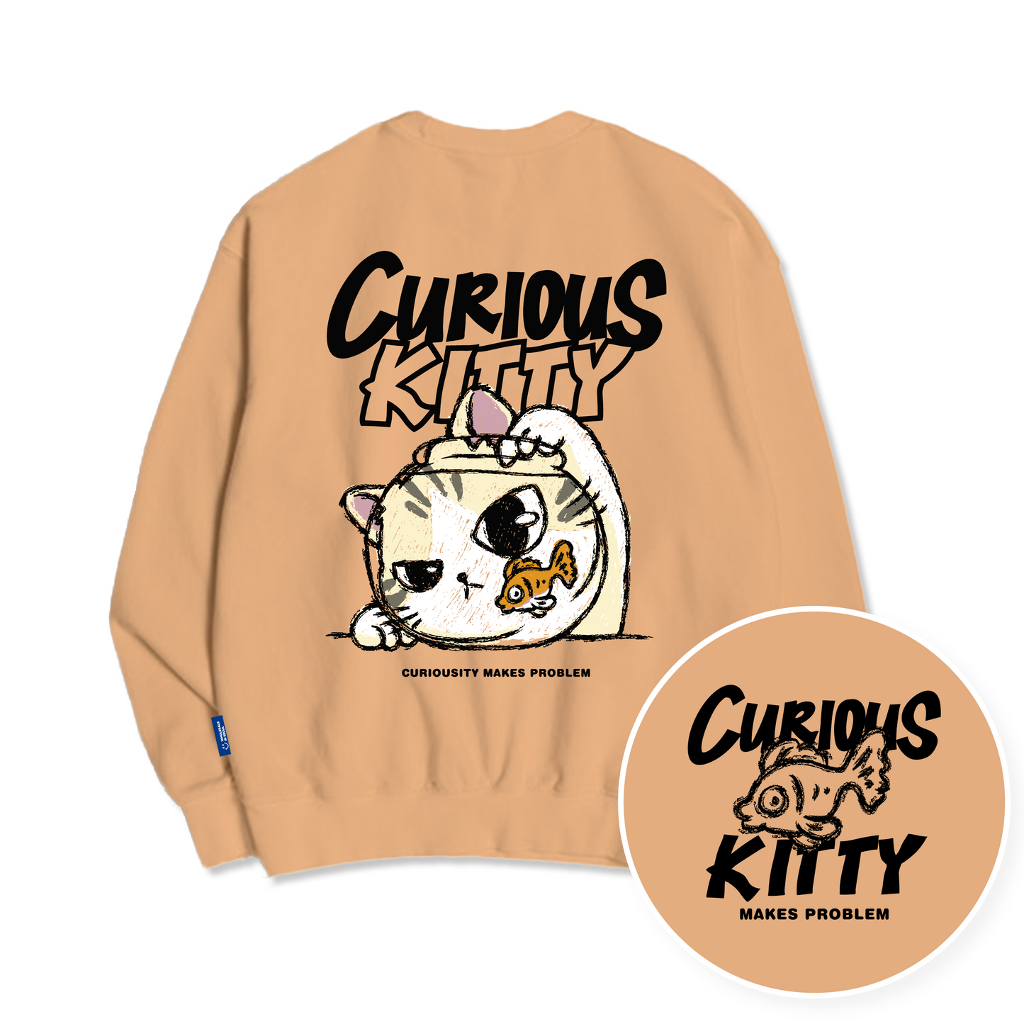 [Pre-Order] TSP - 29 F/W Curious Cat Sweatshirt